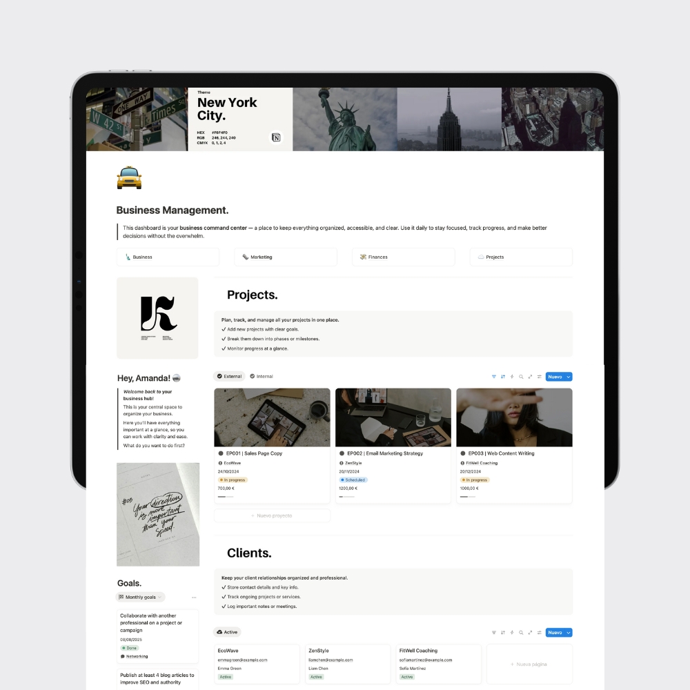 Consultoría especializada en Notion | Estudio Caótico | Inicio