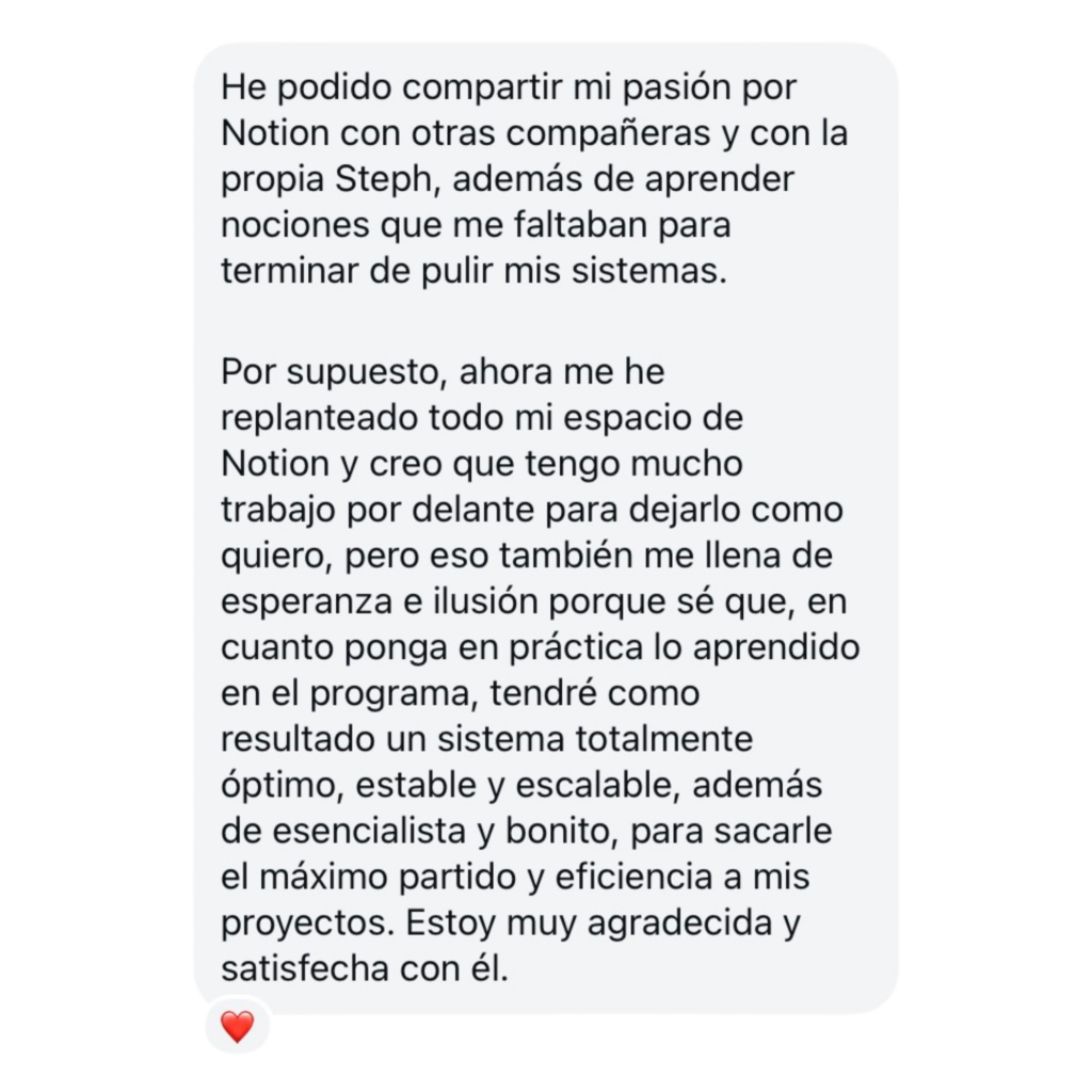 Testimonio | Notion founder | Estudio Caótico