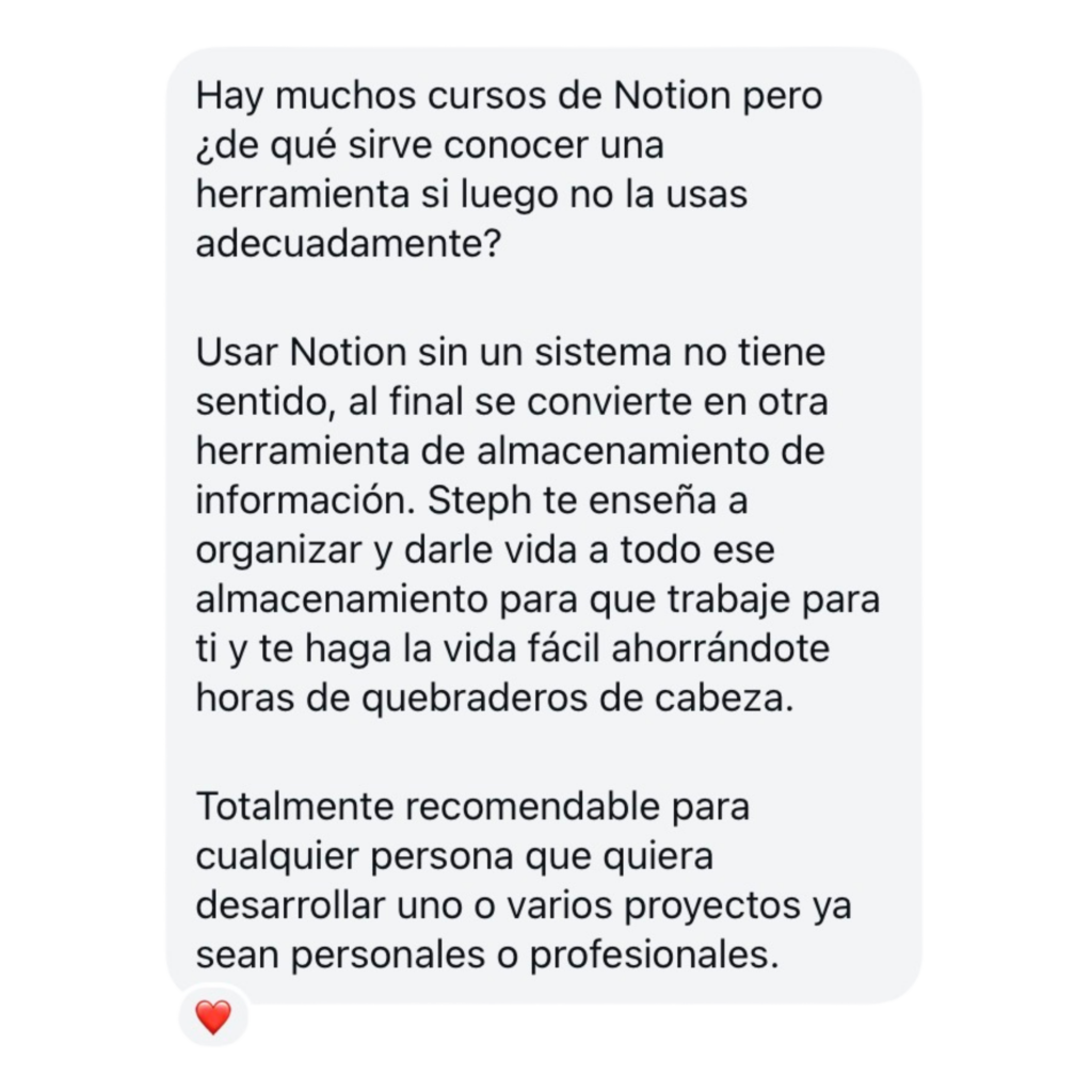 Testimonio | Notion founder | Estudio Caótico