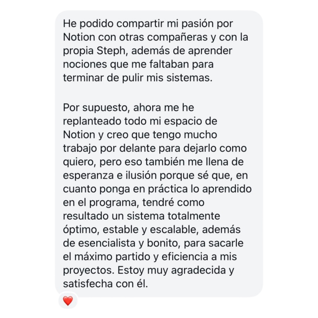 Testimonio | Notion founder | Estudio Caótico